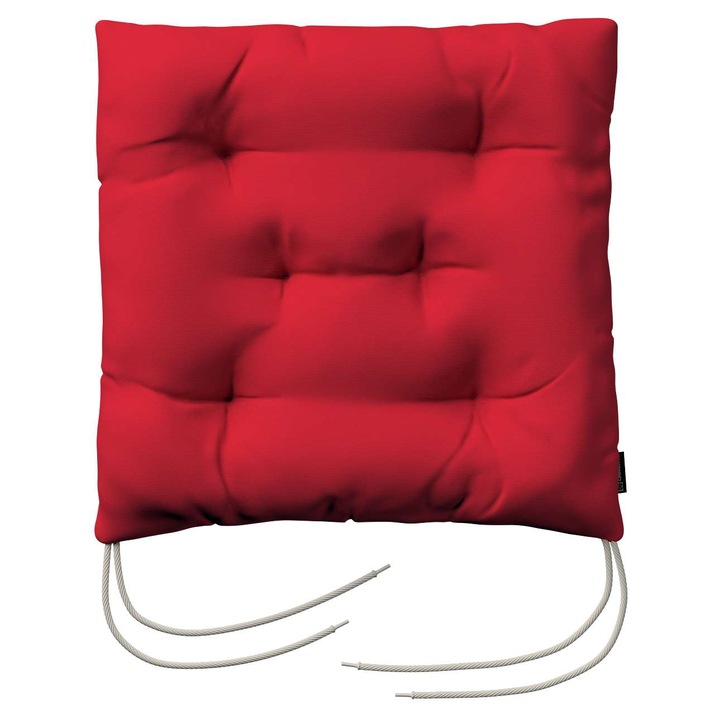 Възглавница за стол, 205-702-04, с дунапрен, 40 x 40 x 8 см, червена