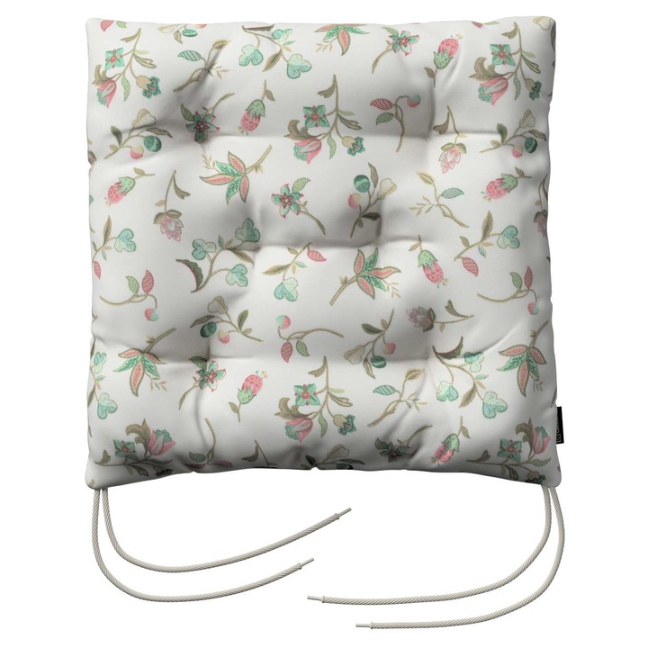 Възглавница за стол, 205-122-02, с дунапрен, 40 x 40 x 8 см, многоцветна