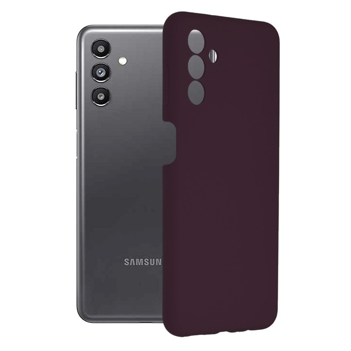 Кейс за Samsung Galaxy A13 5G/A04s, Silicon, Plum Violet
