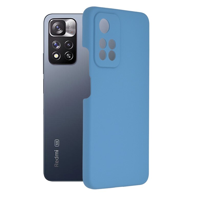 Кейс за Xiaomi Redmi Note 11 Pro+ 5G Techsuit силиконов кейс син - eMAG.bg