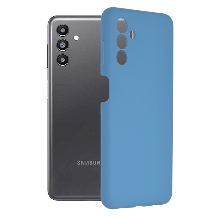 Husa Techsuit Soft Edge Silicon compatibila cu Samsung Galaxy A13 5G, Denim Blue