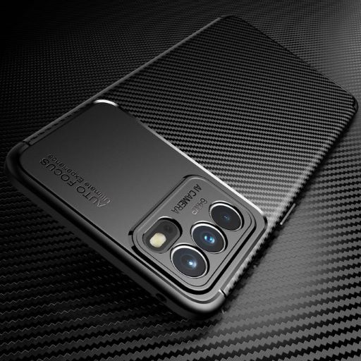 Husa Soft Carbon Fiber compatibila cu Oppo Reno 6 5G