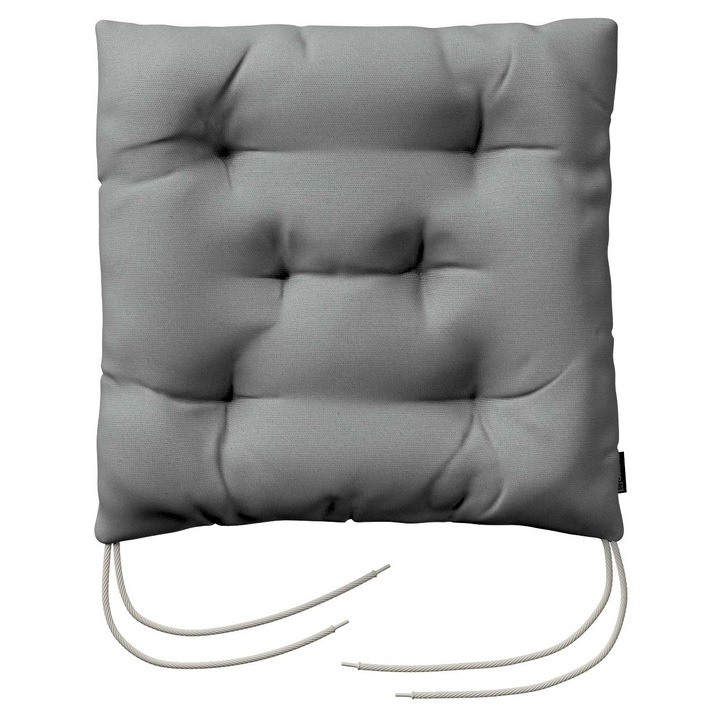 Възглавница за стол, 205-133-24, с дунапрен, 40 x 40 x 8 см, сива