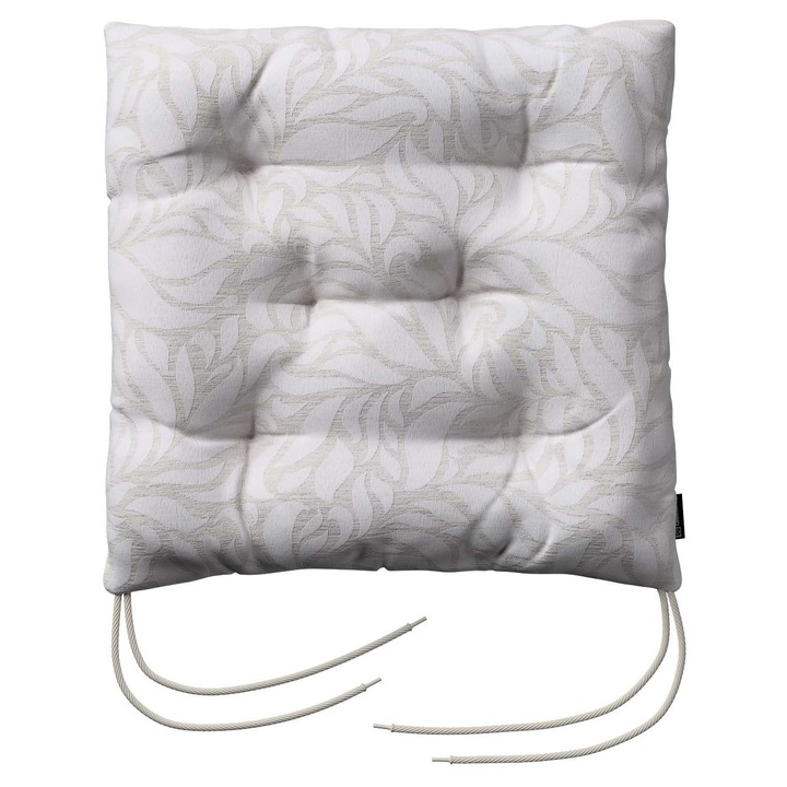 Възглавница за стол, 205-140-50, с дунапрен, 40 x 40 x 8 см, сива