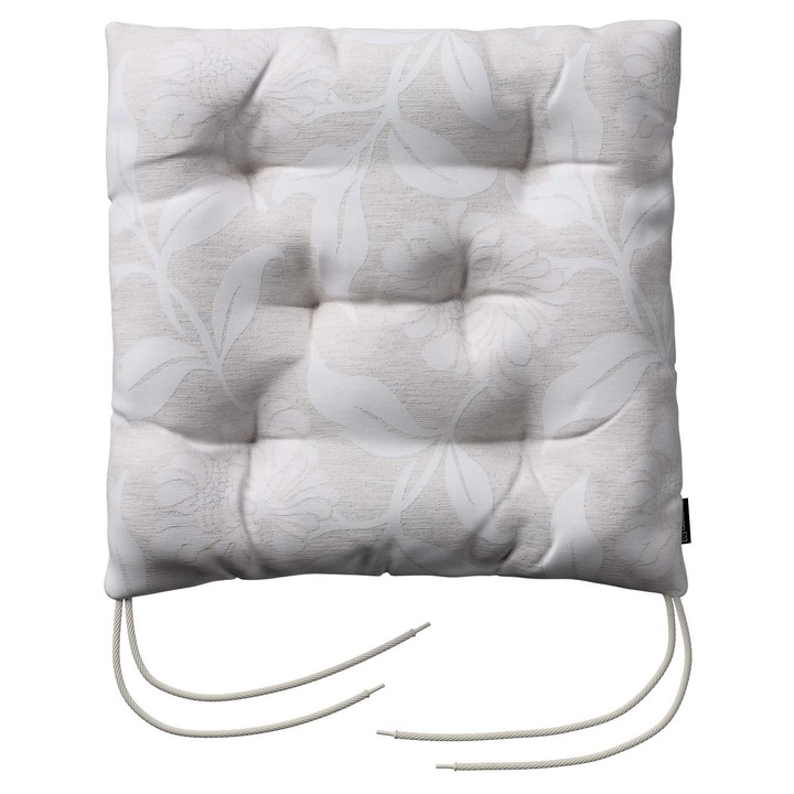 Възглавница за стол, 205-140-51, с дунапрен, 40 x 40 x 8 см, сива