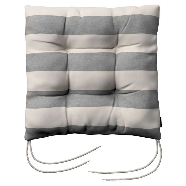 Възглавница за стол, 205-142-71, с дунапрен, 40 x 40 x 8 см, сива