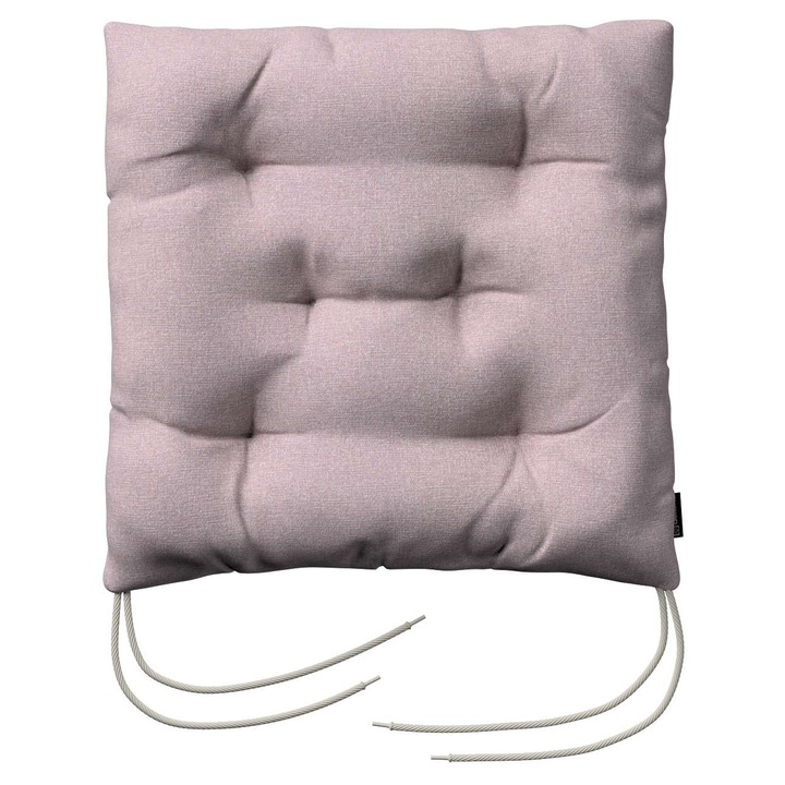 Възглавница за стол, 205-704-51, С дунапрен, 40 x 40 x 8 см, Розов