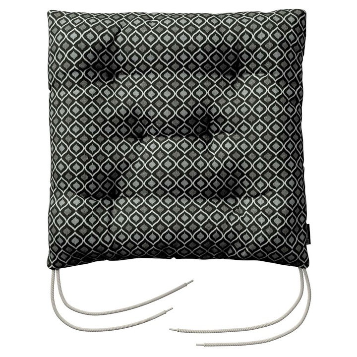 Възглавница за стол, 205-142-86, С дунапрен, 40 x 40 x 8 см, Черен