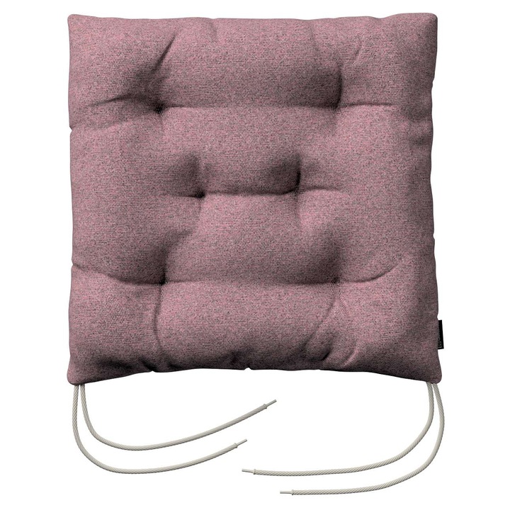 Възглавница за стол, 205-704-48, с дунапрен, 40 x 40 x 8 см, розова