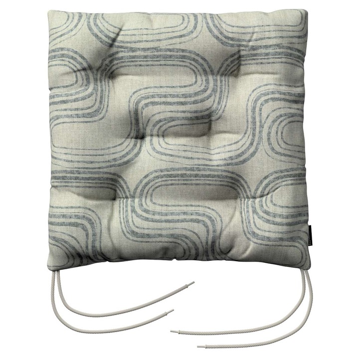 Възглавница за стол, 205-143-14, с дунапрен, 40 x 40 x 8 см, бежов