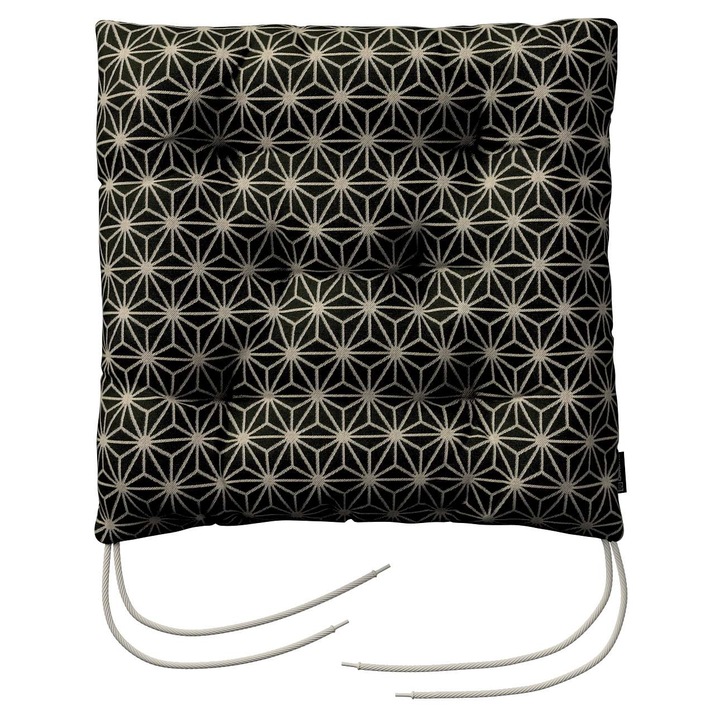 Възглавница за стол, 205-142-56, с дунапрен, 40 x 40 x 8 см, черна