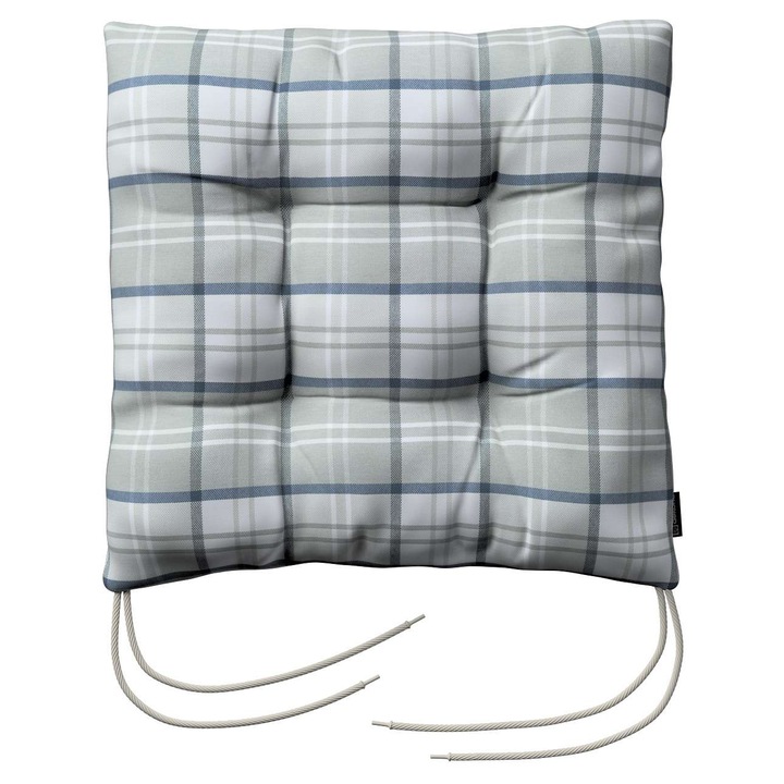 Възглавница за стол, 205-143-65, с дунапрен, 40 x 40 x 8 см, сива