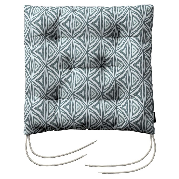 Възглавница за стол, 205-143-23, с дунапрен, 40 x 40 x 8 см, синя