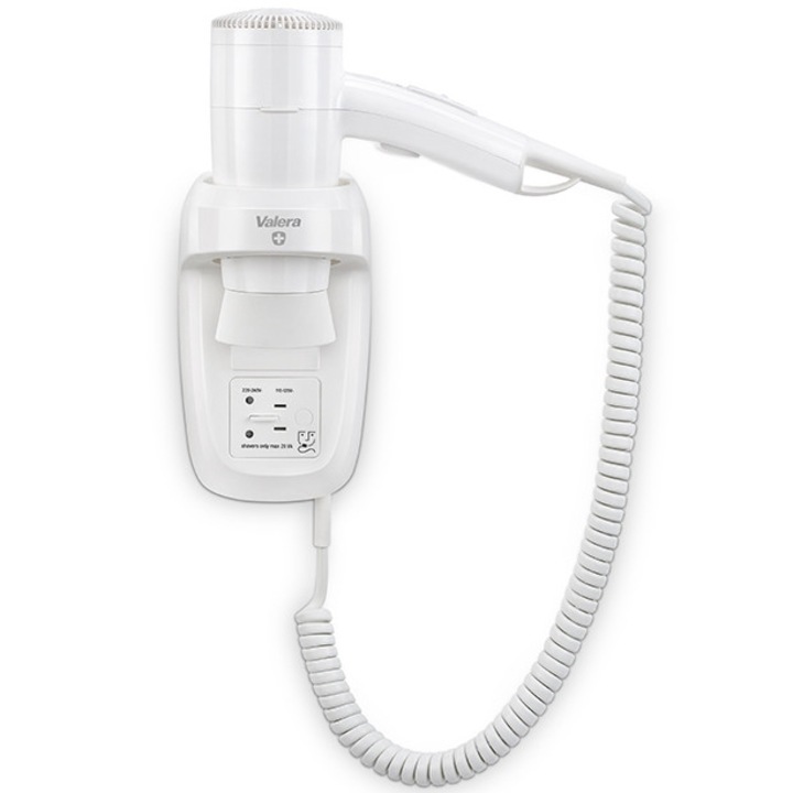 Сешоар Valera Premium Smart 1200 Shaver 2022, 1200W, 3 температурни стъпки, 2 скорости, Монтаж на стена