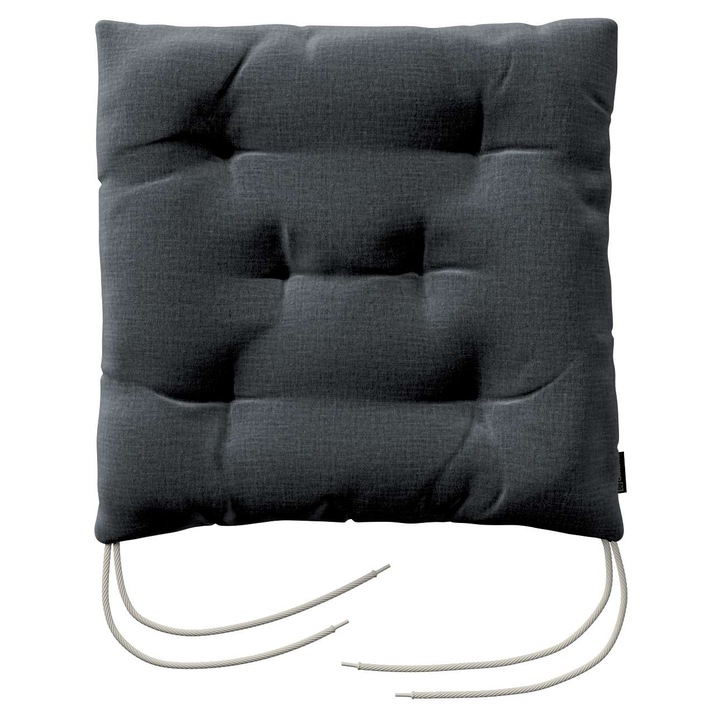 Възглавница за стол, 205-705-43, с дунапрен, 40 x 40 x 8 см, Сив