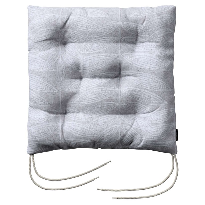 Възглавница за седалка, 205-143-84, с дунапрен, 40 x 40 x 8 см, сива
