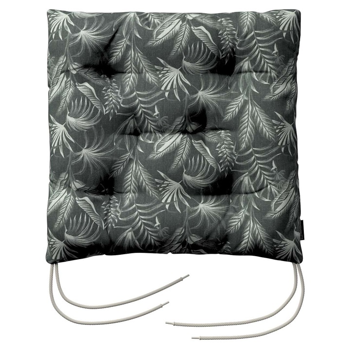 Възглавница за стол, 205-143-73, с дунапрен, 40 x 40 x 8 см, черна