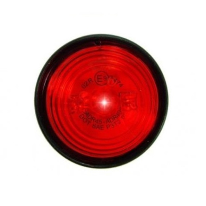 Szélességjelző, LED, piros, 9-36V