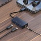 WiWU USB-C/ 2XUSB-C - 3,5mm jack átalakító adapter LT02Pro - Szürke