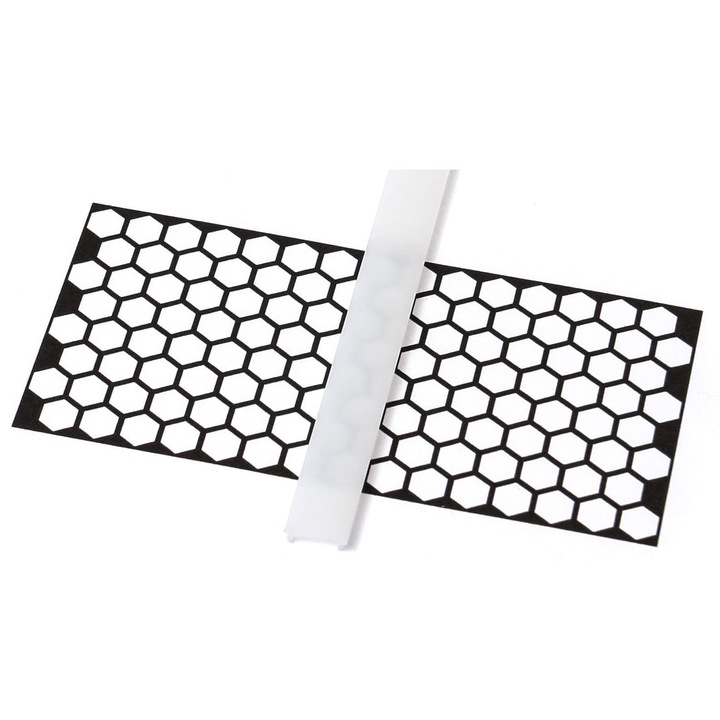 LED LUD LED vékony fagyasztott, PVC, 2M LED profil