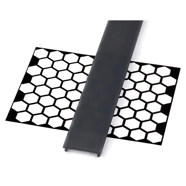LED LUD LUND DOASTOR dupla, hőre lágyuló, 2m, fekete