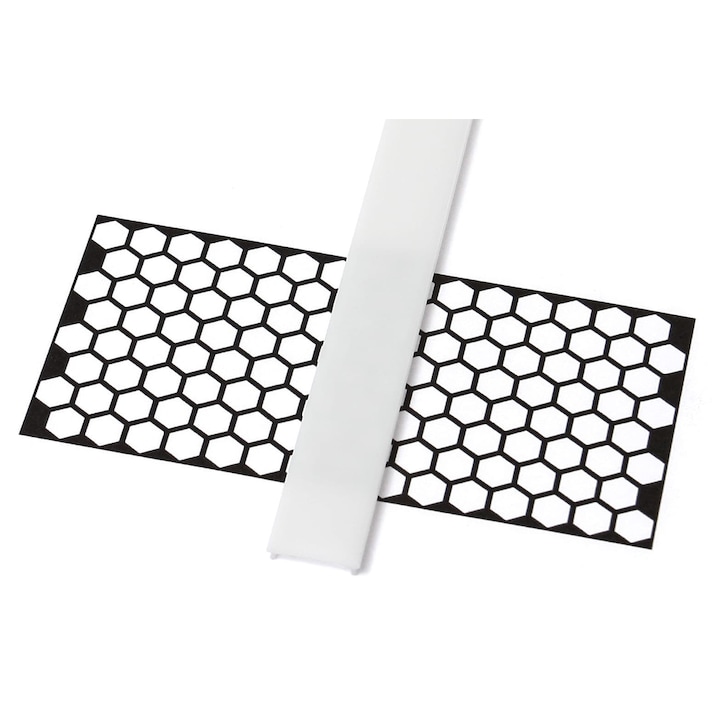 LED LED LED profil tejes bázis, 1m, fehér