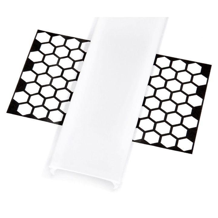 Dupla Opal PMMA hangszóró alumínium profil luminokhoz, 1m