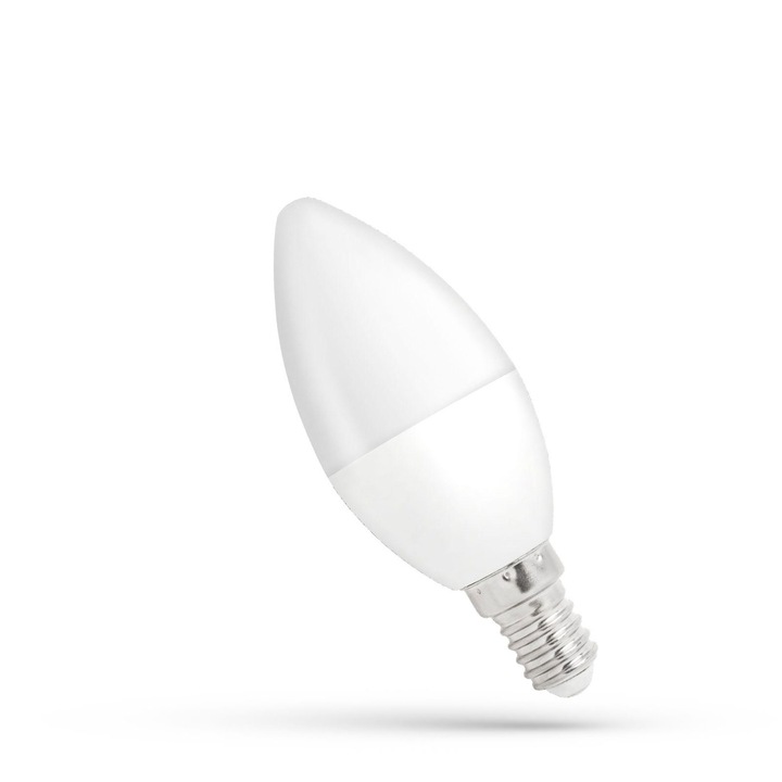 LED крушка Spectrum, E14, 230V, 6W, 520 lm, 6000K, Студена бяла светлина