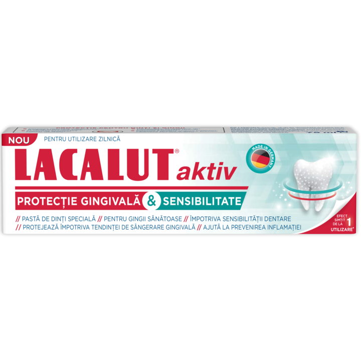 Lacalut Aktiv Sensitivity fogkrém, 75 ml