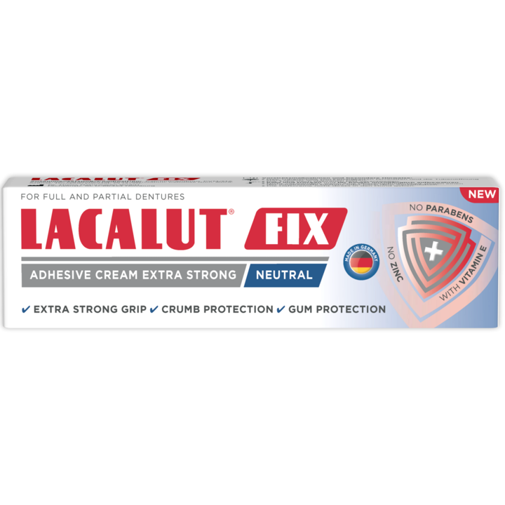 Lacalut Fix Neutral ragasztó krém, 40 g