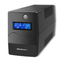 Sursa Alimentare Neintreruptibila UPS Qoltec Monolit 450VA 240W LCD USB RJ45 Protectie AVR Unda Sinusoidala Modificata Baterie Integrata Ideal Acasa Birou Protectie Supratensiune Alimentare Continua