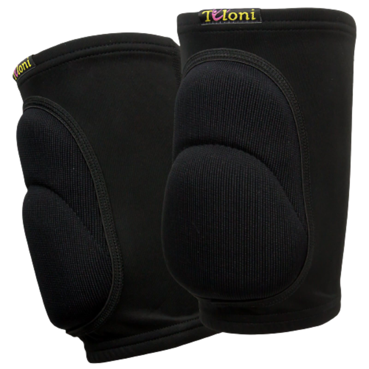 Set 2 genunchiere pentru gimnastica si dans Dvision ® model Tuloni KPD T0133, cu strat dublu de protectie, masura XS, negre
