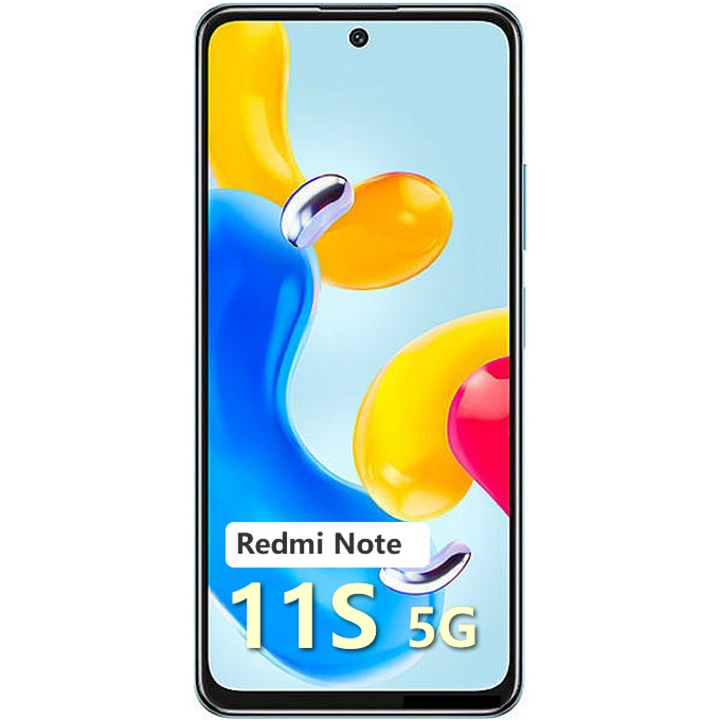 Telefon mobil Xiaomi Redmi Note 11S 5G, Dual Sim, 6GB RAM, 128GB, NFC, Star Blue