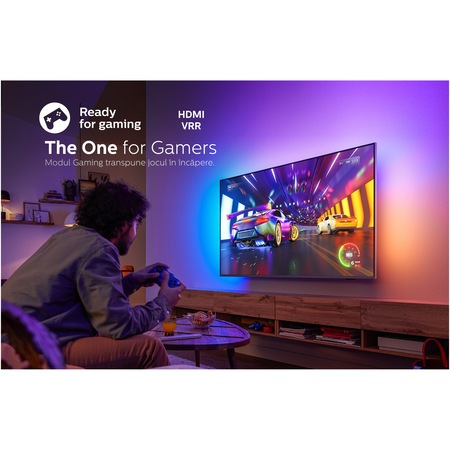 Televizor Philips LED 50PUS8807/12, 126 cm, Smart Android, 4K Ultra HD 100Hz, Clasa G