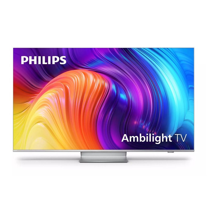 Televizor Philips Ambilight The One LED 65PUS8807, 164 cm, Smart Android, 4K Ultra HD, 100Hz, Clasa G