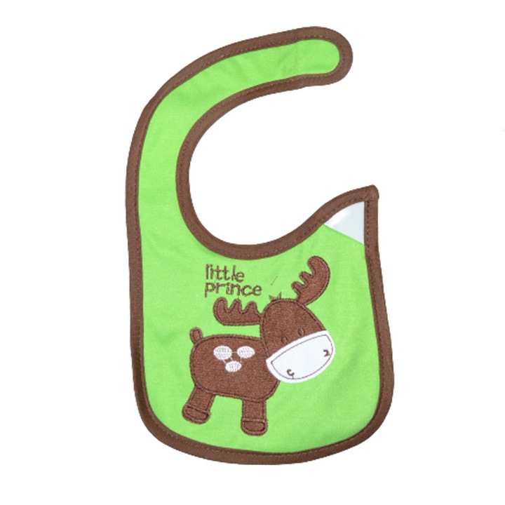 Vízálló előke Mini Junior BVT-1, zöld 6+ hónap