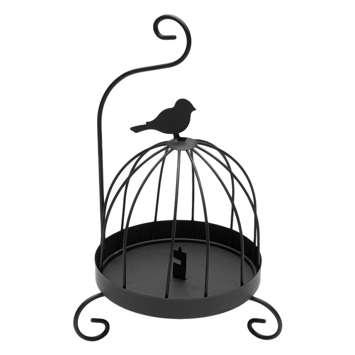 Suport metalic colivie pasare pentru spirala anti tantari ø14x28cm