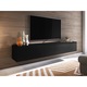 Comoda TV Dlone 180, MIRJAN24, negru, 180x30x33 cm