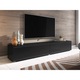Comoda TV Dlone 180, MIRJAN24, negru, 180x30x33 cm
