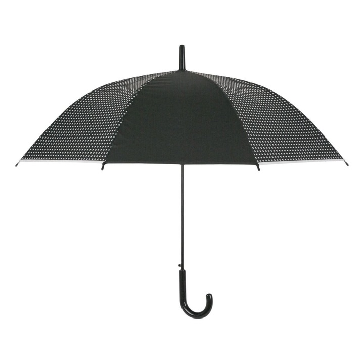 Fekete kivitelű esernyő, DecorCasa, 80 cm