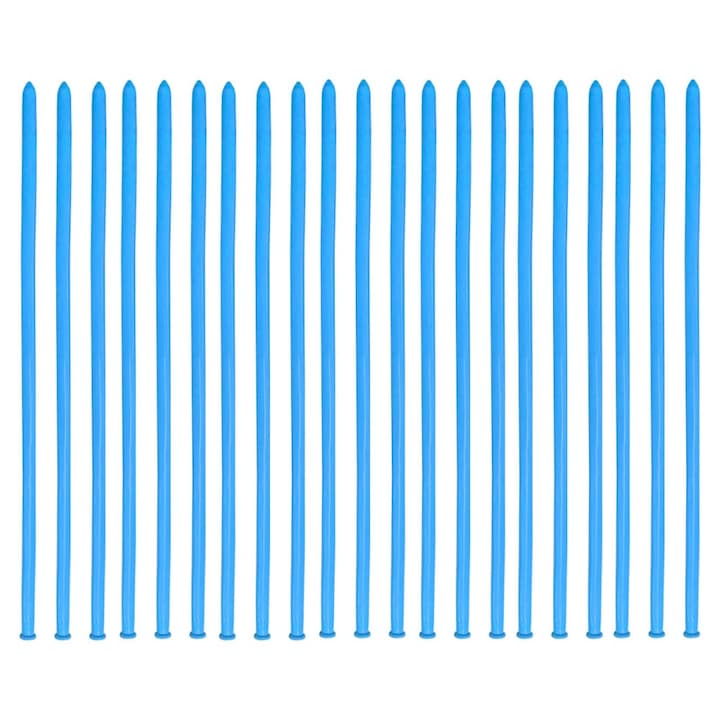 Set 100 baloane modelare, Mbooulc, Latex, Albastru