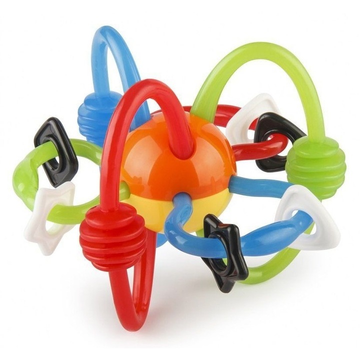 Jucarie zornaitoare gingivala Infantino Tuburi indoite