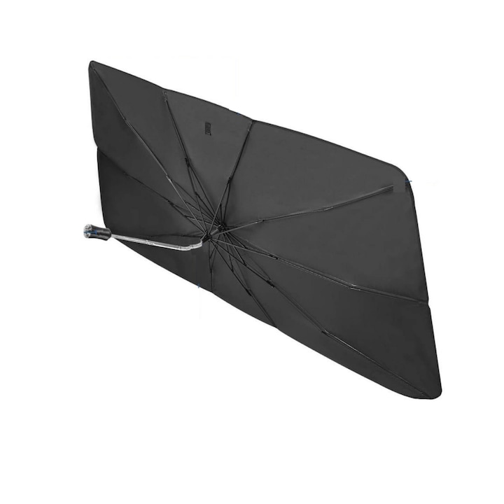 Автоматичен сгъваем сенник за кола, 360°, Форма на чадър, 145 х 79 см