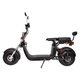 Scuter Electric Negru, Timp incarcare 5h, Baterie detasabila 20 Ah, Suspensie Fata-Spate, Putere motor 1500W