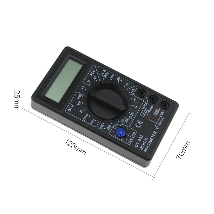 Digitális multiméter DT-830B