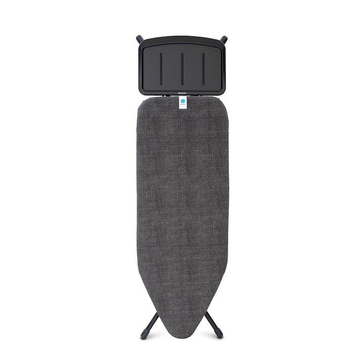 Маса за гладене Brabantia C 124x45cm с поставка за парогенератор, Denim Black
