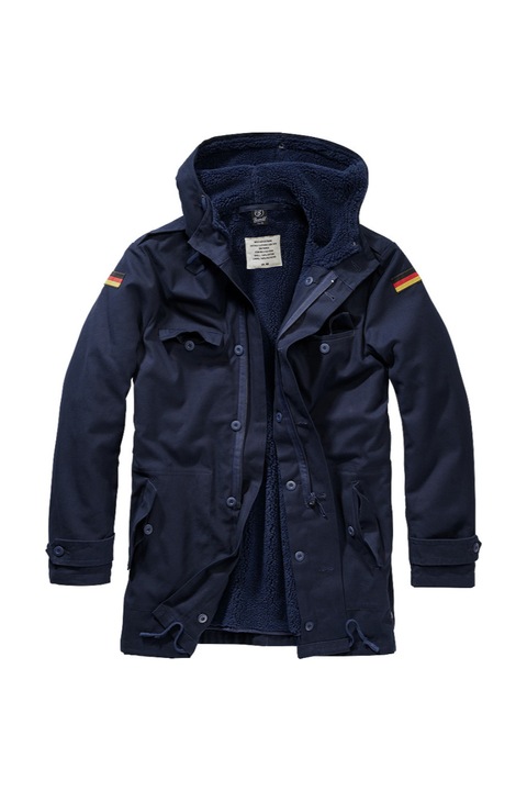 Jacheta parka pentru barbati Brandit Bunda BW, Bumbac, Bleumarin, Bleumarin