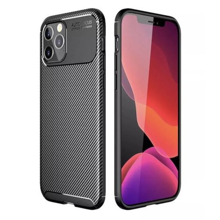 Puha szénszálas tok, amely kompatibilis az iPhone 13 Pro készülékkel