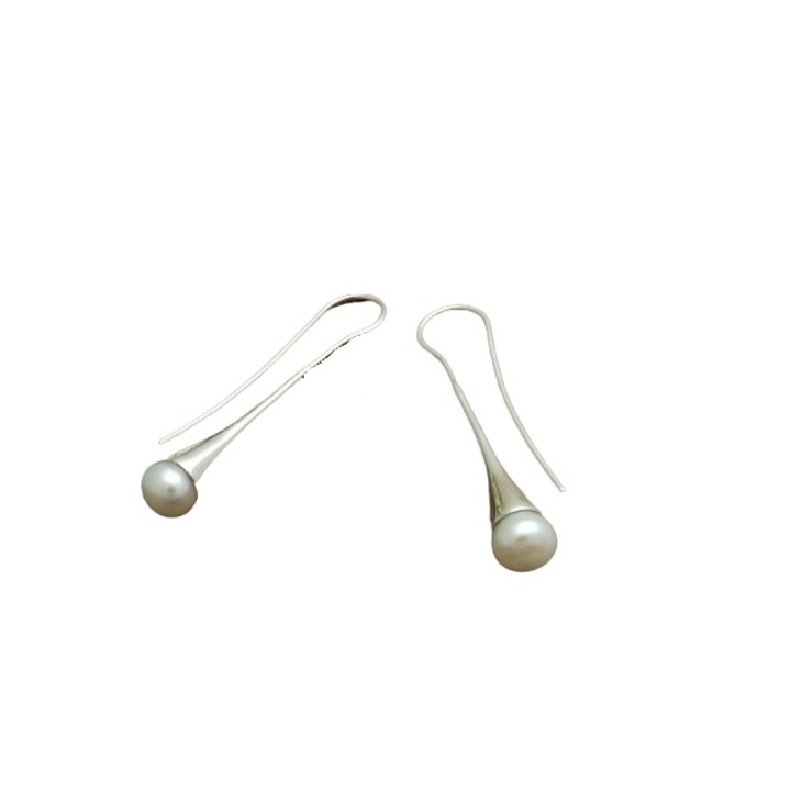 Дамски сребърни обеци Alyssa Style, Орфеево Цвете