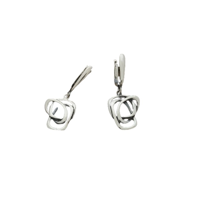 Дамски сребърни обеци Alyssa Style, Andromeda